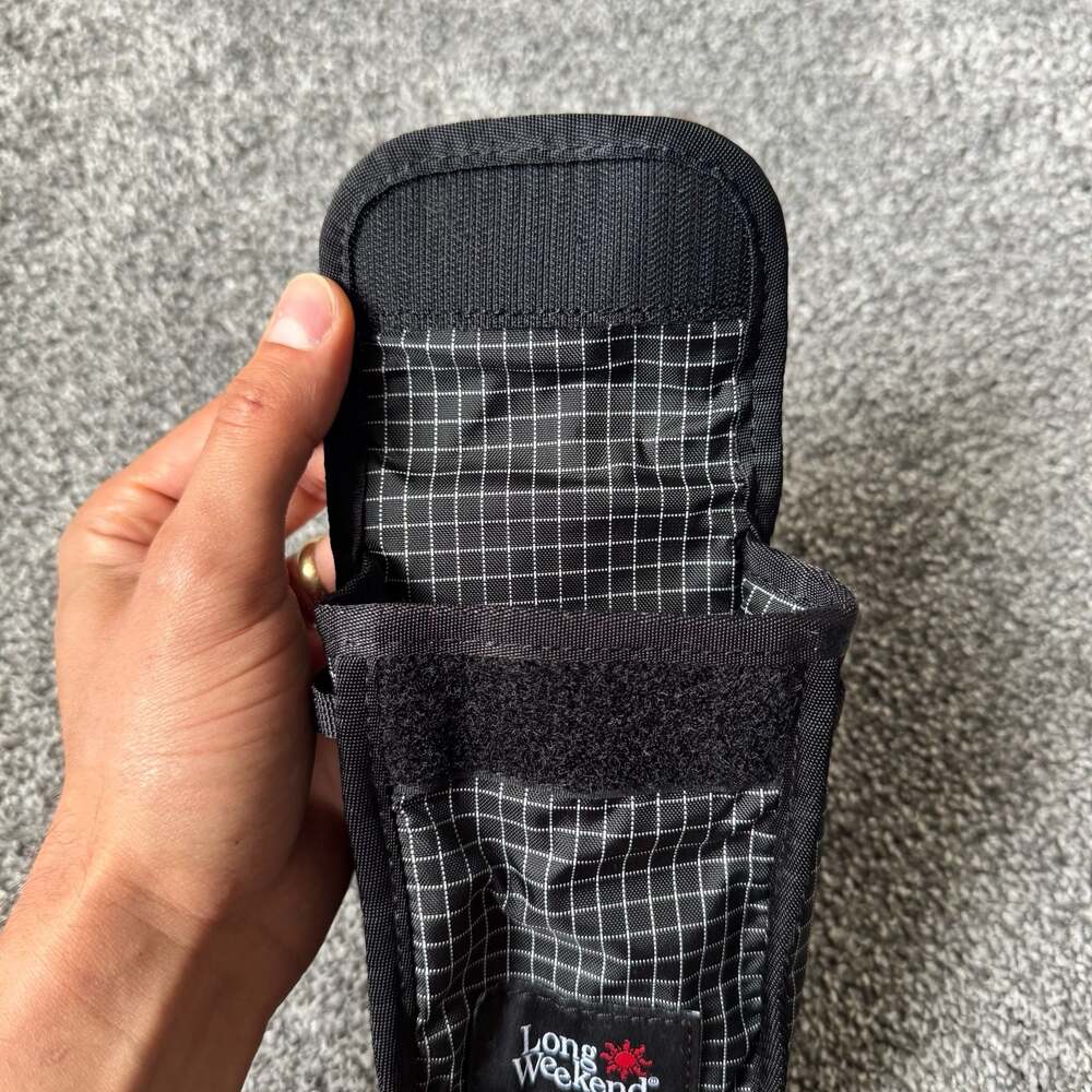 Long Weekend Grid Ripstop Accessory Pouch - Picture 5 of 6